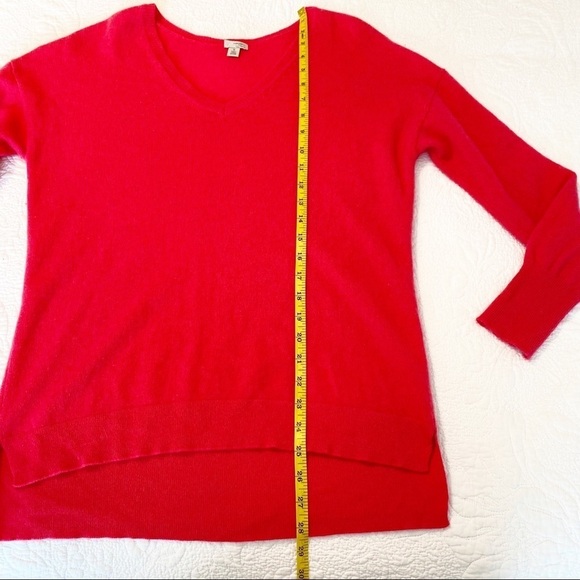 Halogen 100% Cashmere V-Neck Pink Sweater - XL - Picture 8 of 10